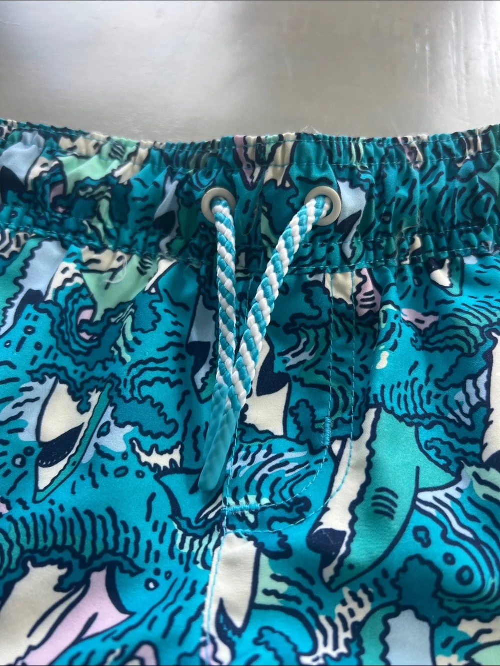 🌊 Like new! 4T Shark Print Swim Shorts Trunks. 🌊 + 🦈